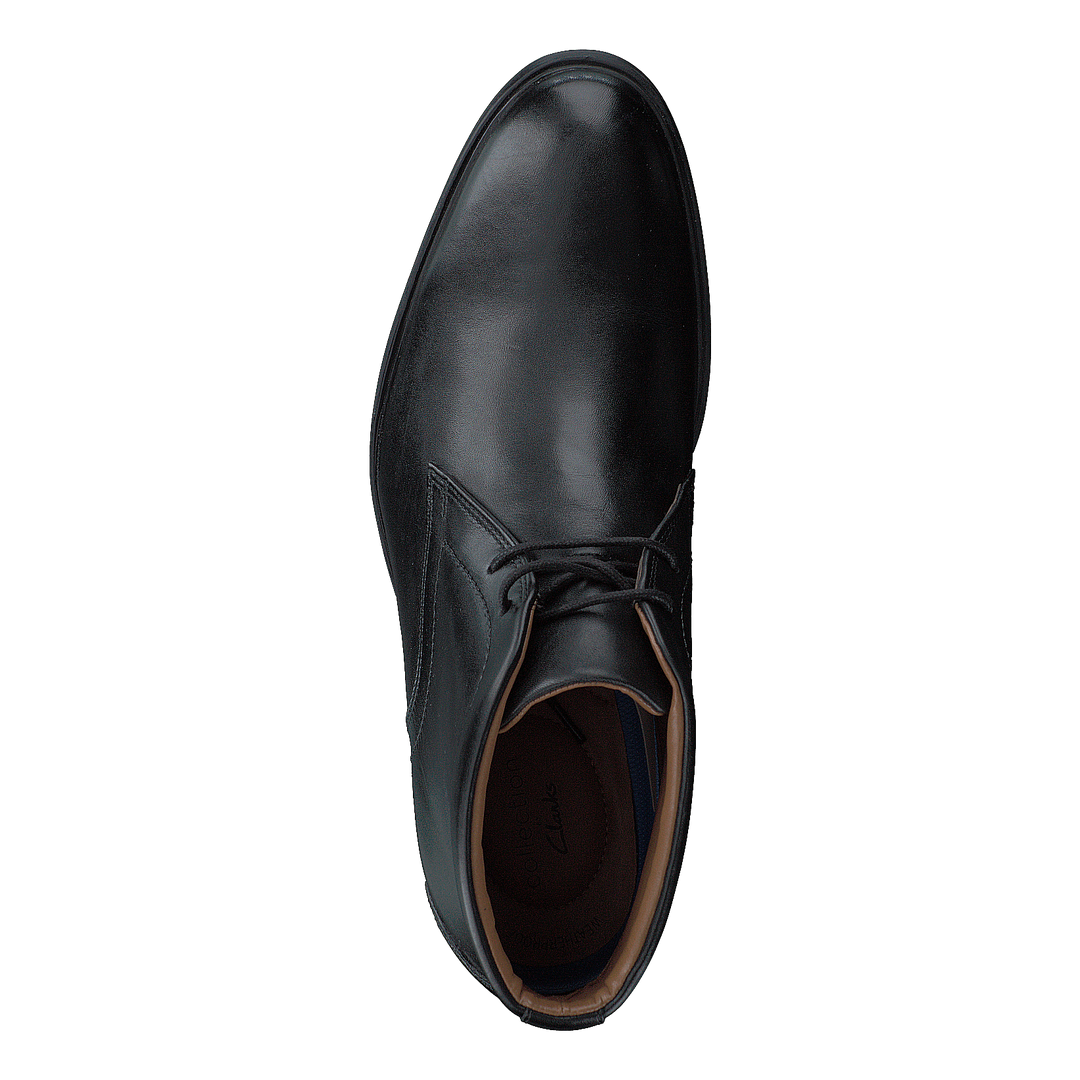 Whiddon Mid Black Leather