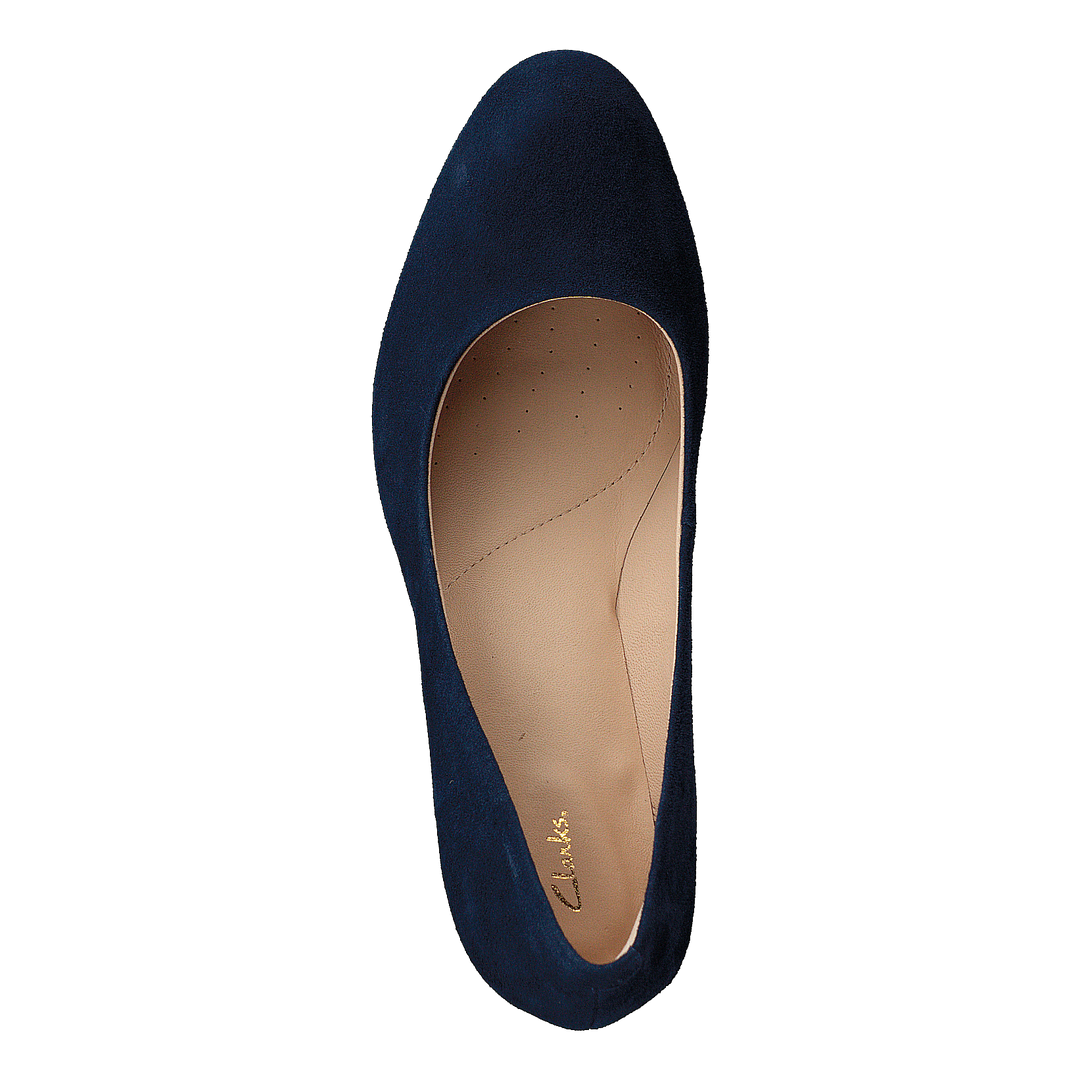 Kendra Sienna Navy Suede Clarks Heppo