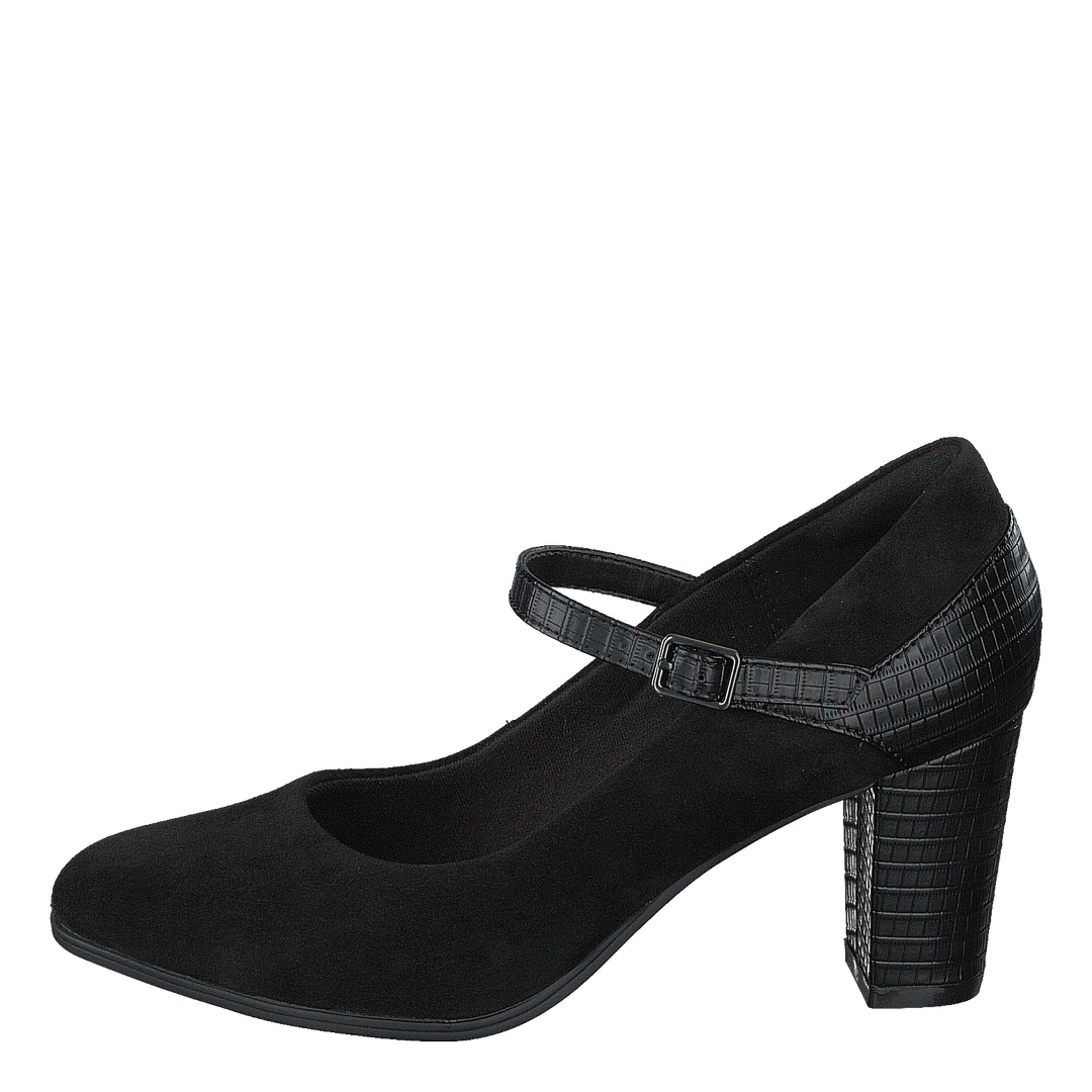 Alayna Shine Black Suede / Synthetic Combi