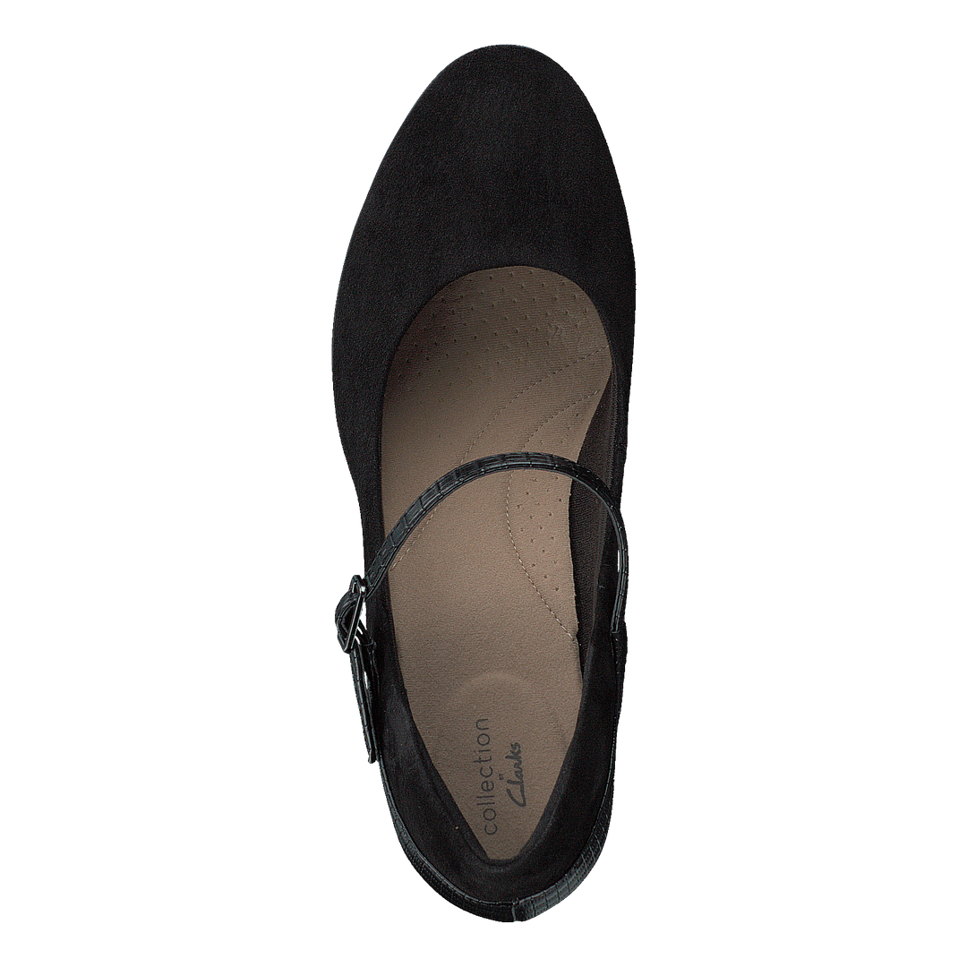 Alayna Shine Black Suede / Synthetic Combi