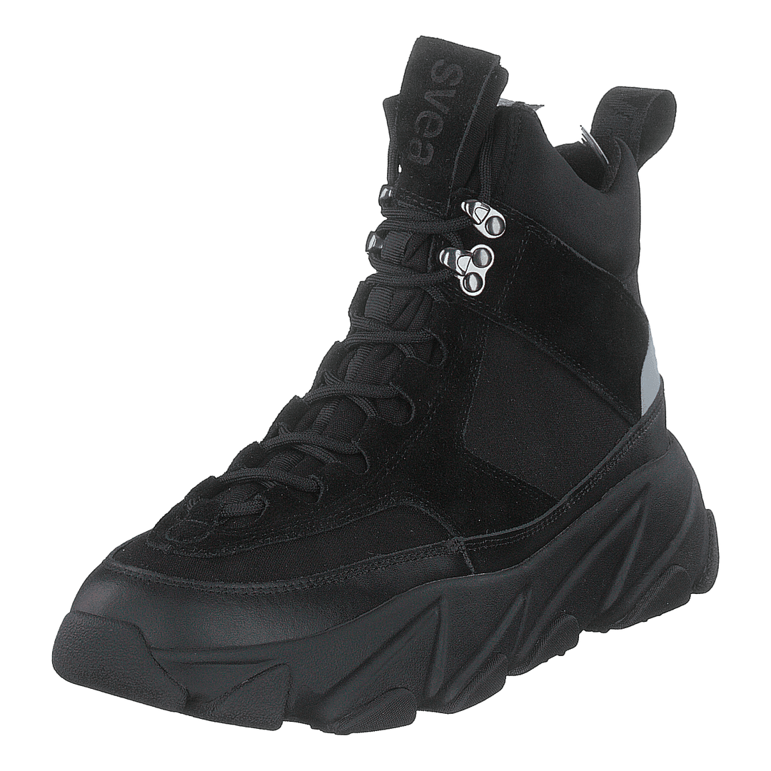 Fire Sneaker Boots Black