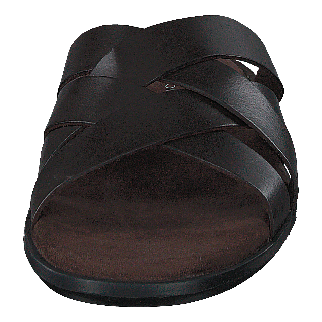 Ellison Weave Dark Brown Leather