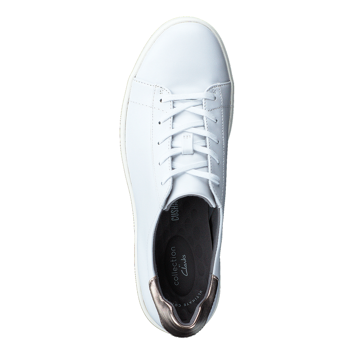 Layton Pace White Leather