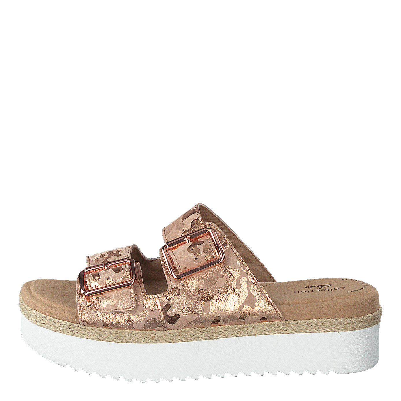 clarks rose gold sandals