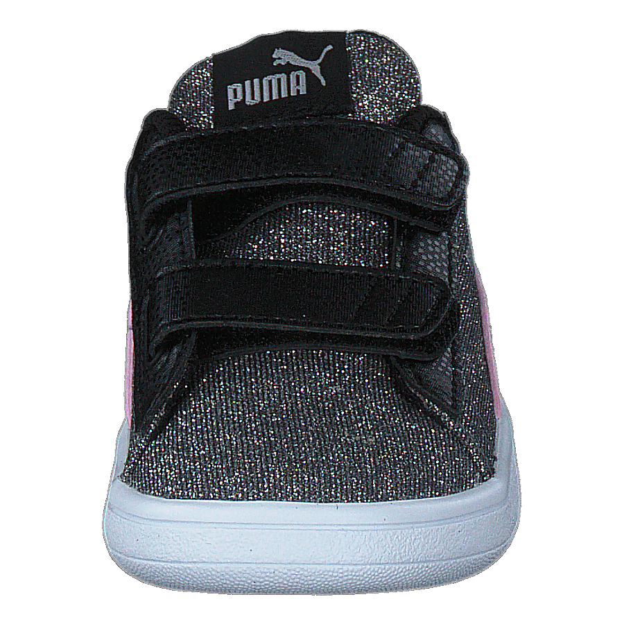 Puma Smash V2 Glitz Glam V Inf Black-pinklady