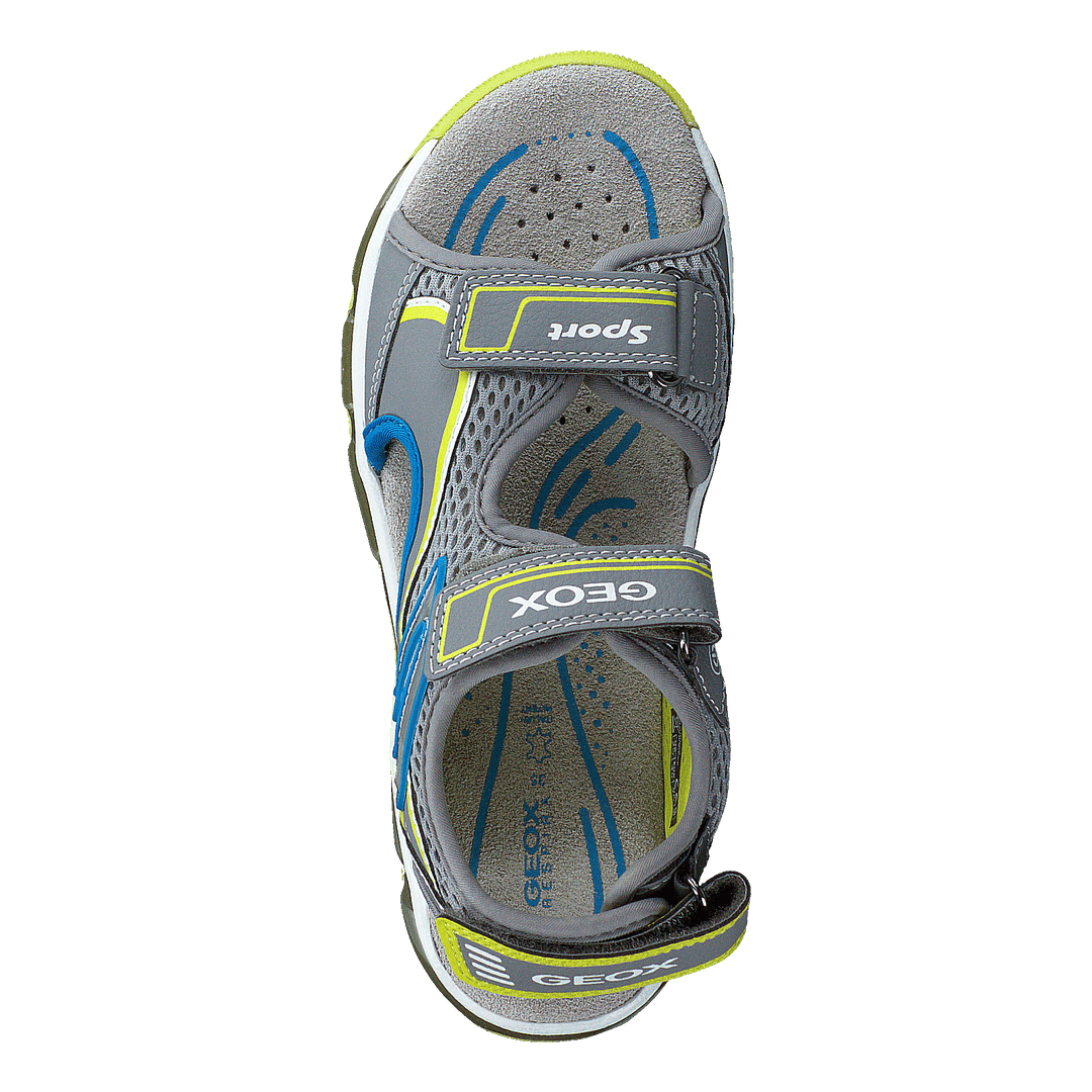 Sandal Android Grey/lime - Heppo.com
