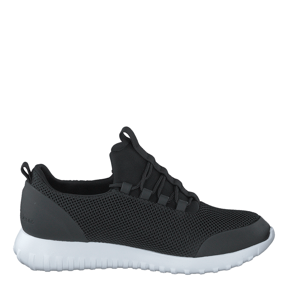 Runner Sneaker Laceup Mesh Black - Heppo.com