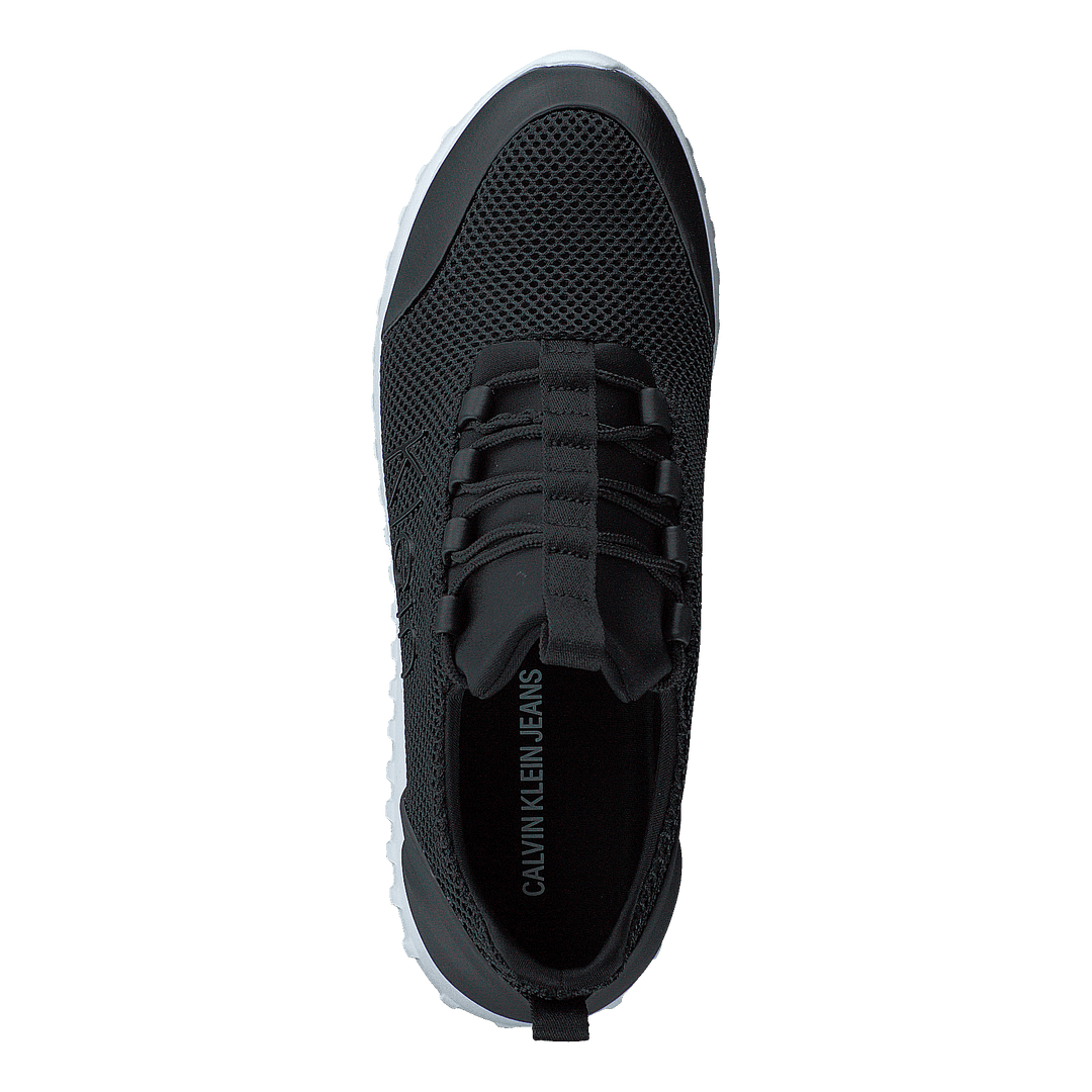 Runner Sneaker Laceup Mesh Black - Heppo.com