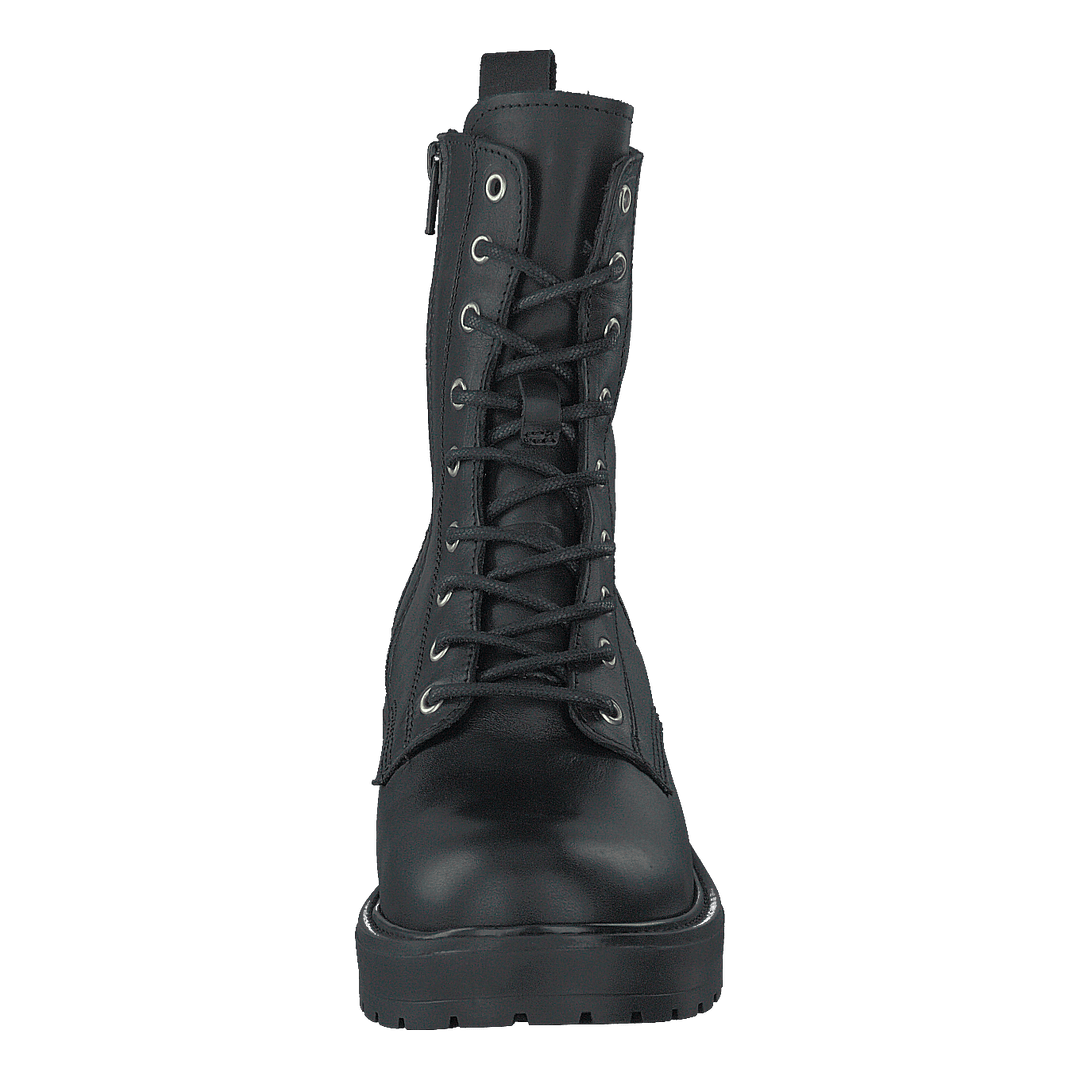 Steve Madden Forecast lace front chunky boots in black Steve Madden Forecast lace front chunky boots in black