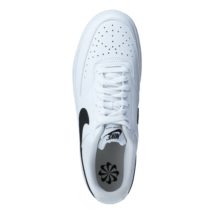 Court Vision Low Next Nature Men's Shoes WHITE/BLACK-WHITE