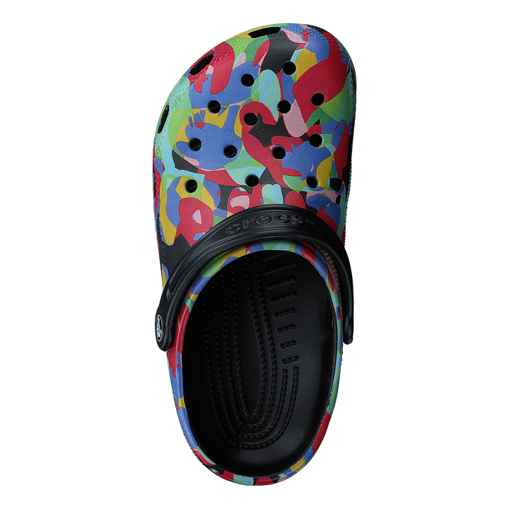 Classic Bubble Block Clog K Black/multi