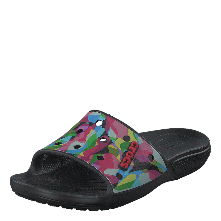 Classiccrocsbubbleblockslide Black/multi