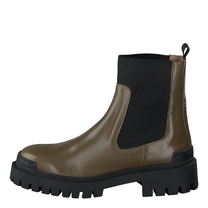 Boot With Elastic 1841/019 Dark Olive/black