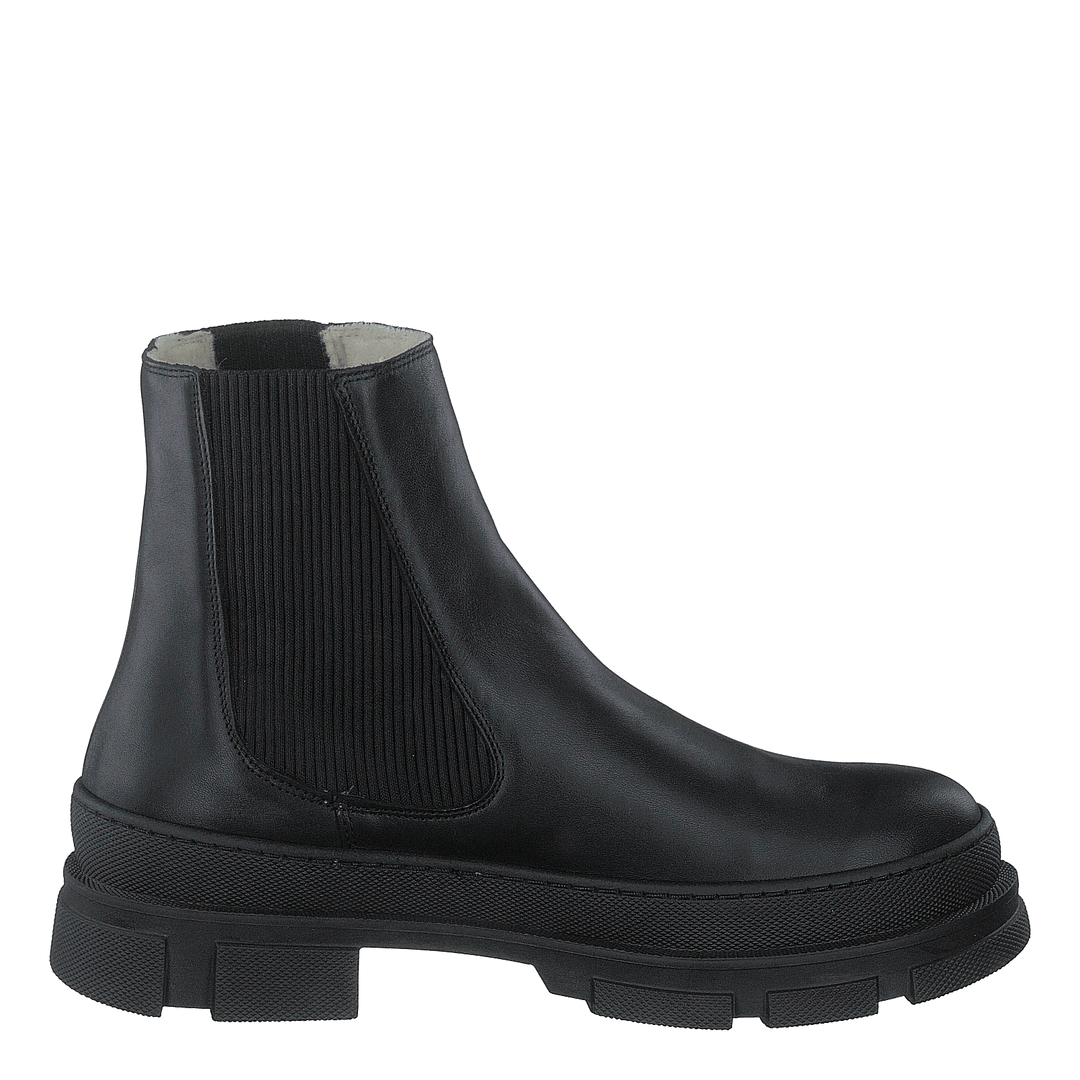 Chelsea Boot With Wool Lining 1604/019 Black/black