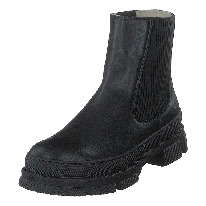 Chelsea Boot With Wool Lining 1604/019 Black/black