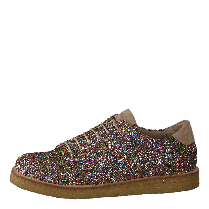 Sneaker In Glitter With Platea 2488/1149 Multi Glitter/sand