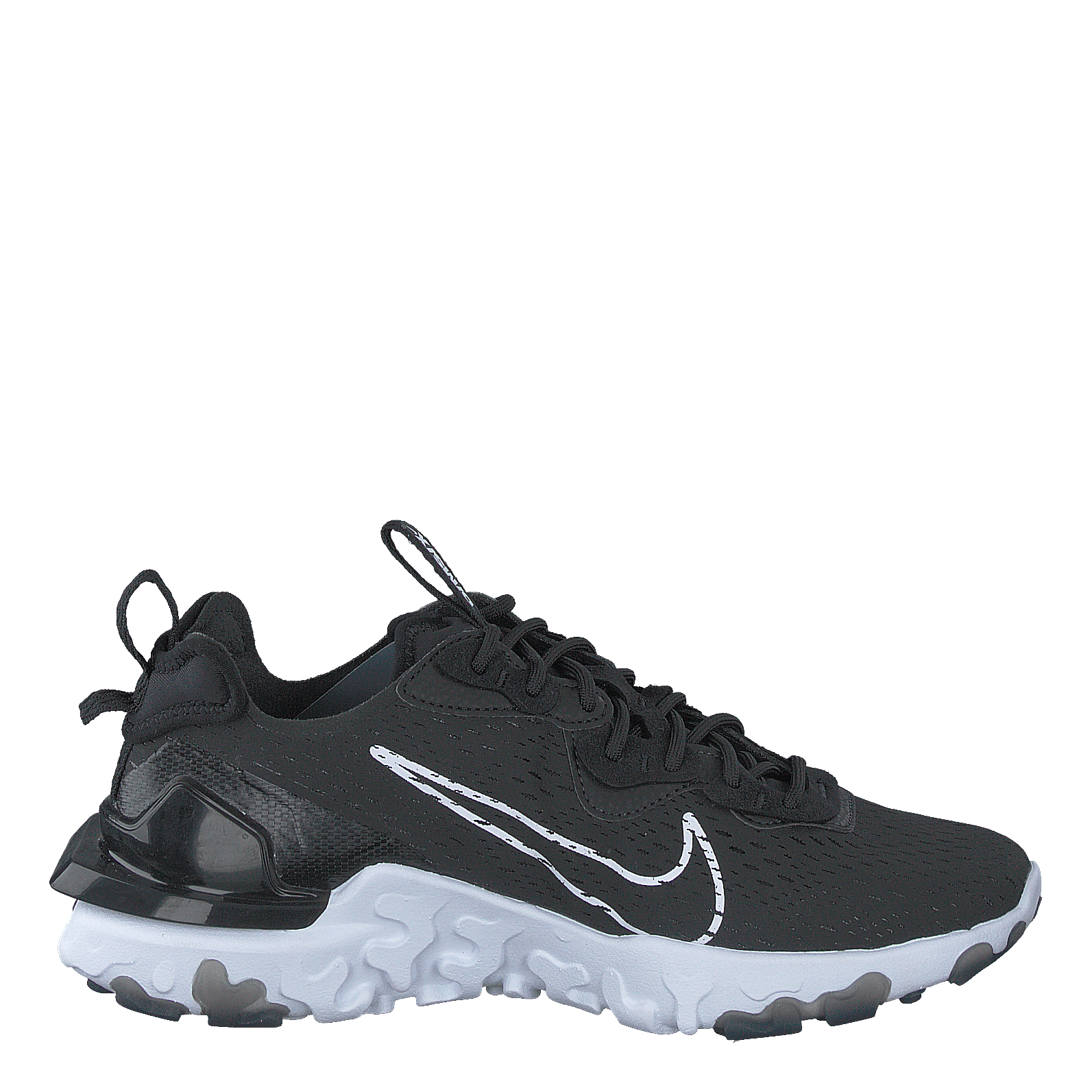 black and white react vision