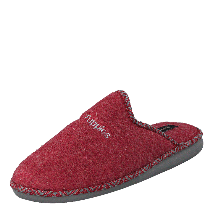 Felt Slipper Red