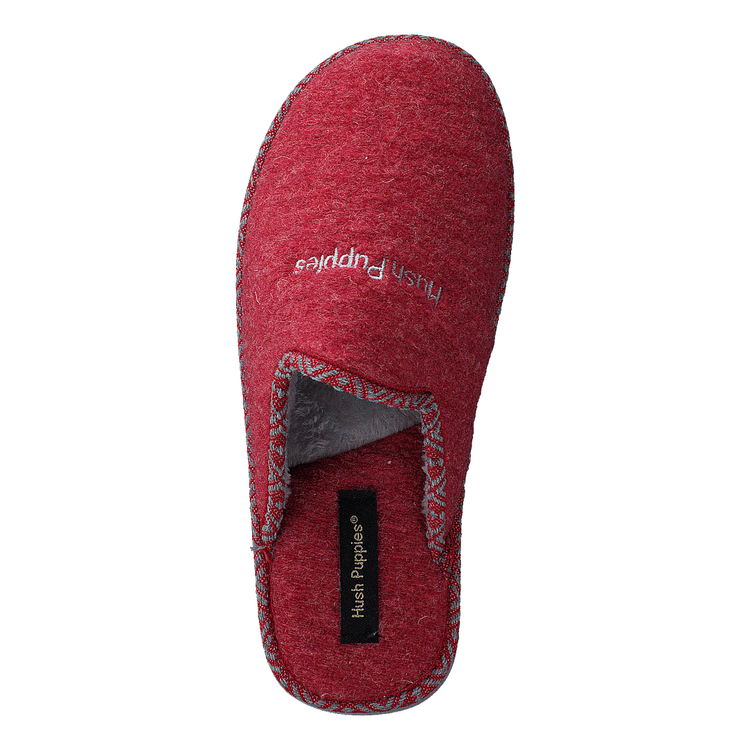 Felt Slipper Red