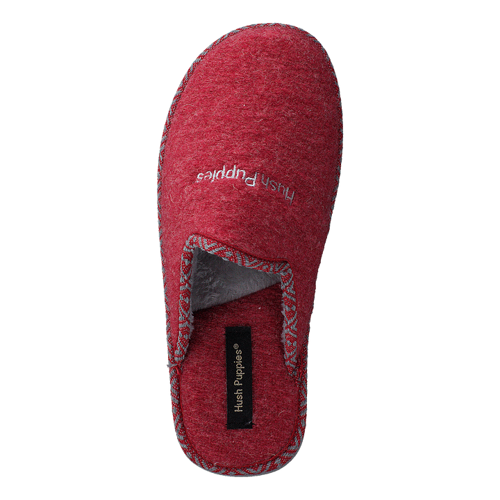 Felt Slipper Red