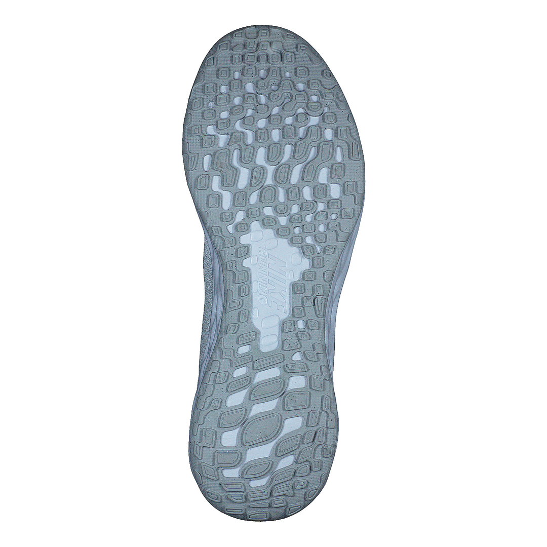 Revolution 6 Next Nature Women's Road Running Shoes WHITE/METALLIC SILVER-PURE PLATINUM