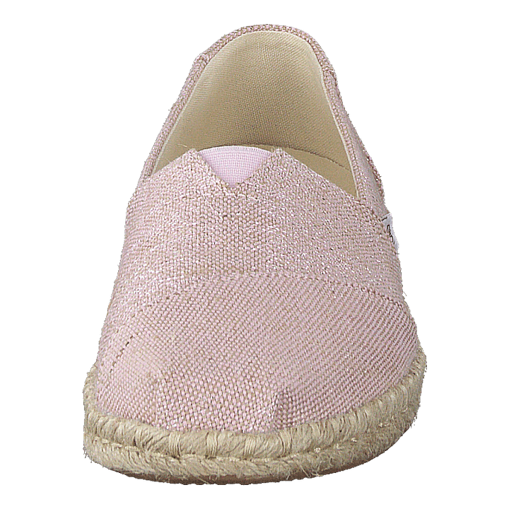 Metallic Woven Rope Chalky Pink