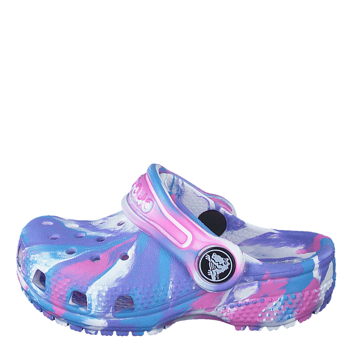 Classic Marbled Clog T White/pink