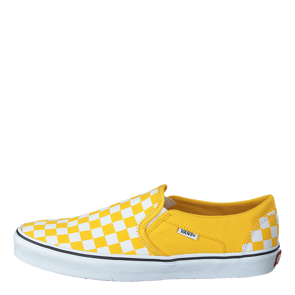 Wm Asher checkerboard Freesia white Vans Heppo