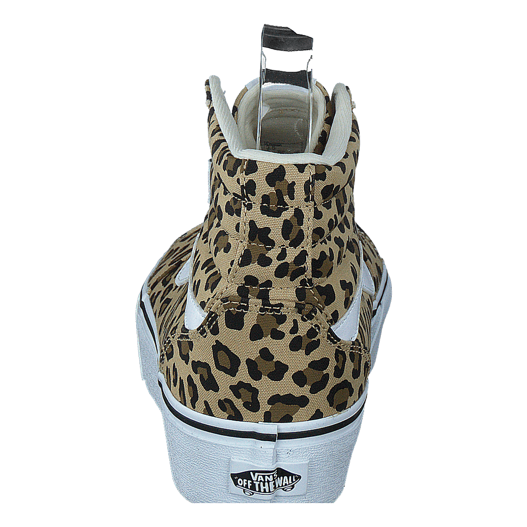 Wm Filmore Hi Platform leopard Antique White white Vans