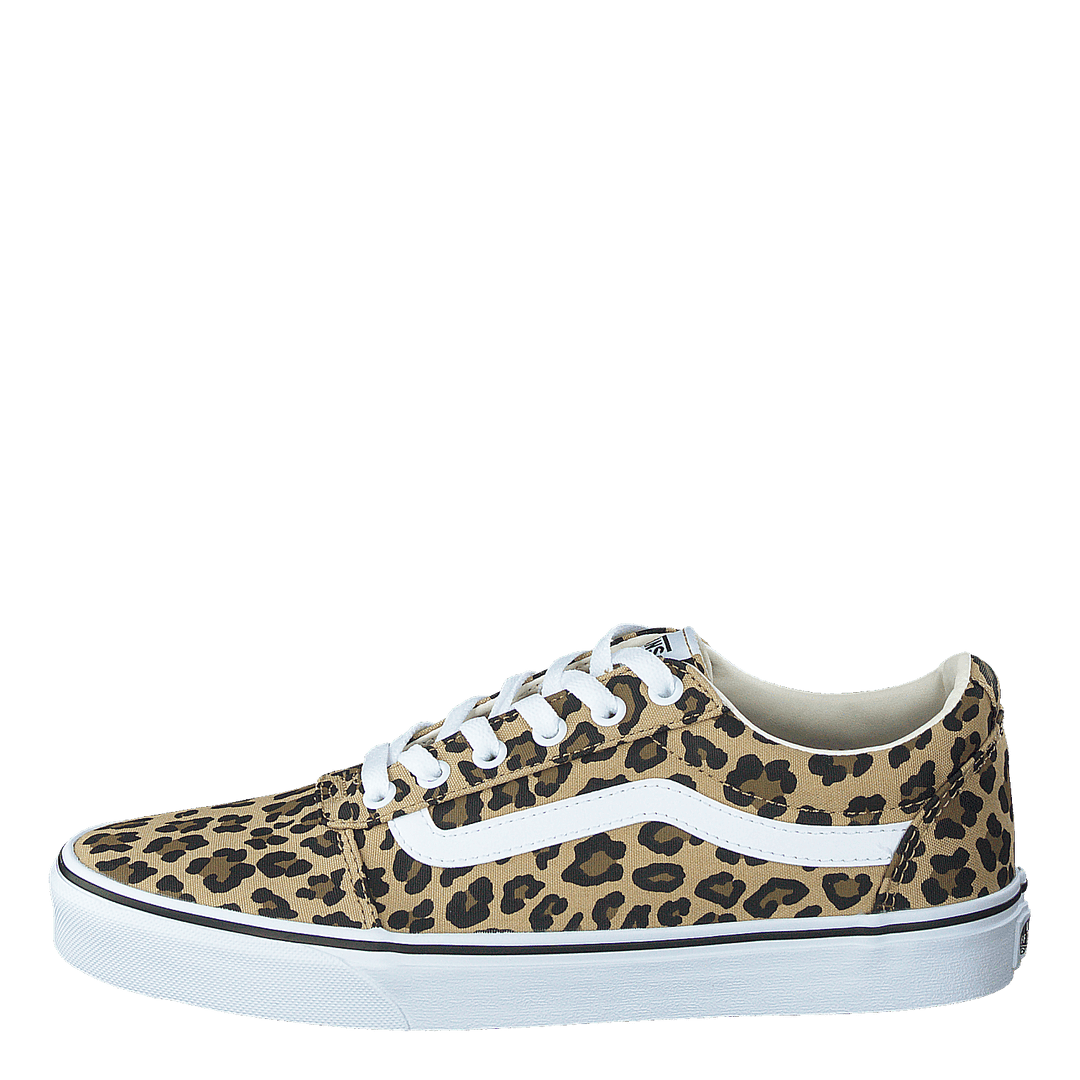 White and 2025 leopard print vans