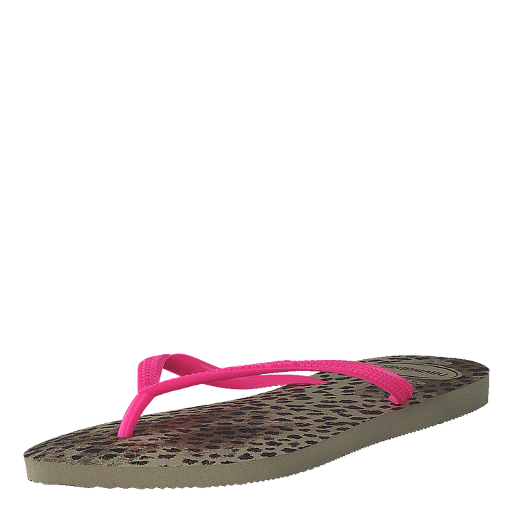 Slim Animal Sand Grey/pink 9924