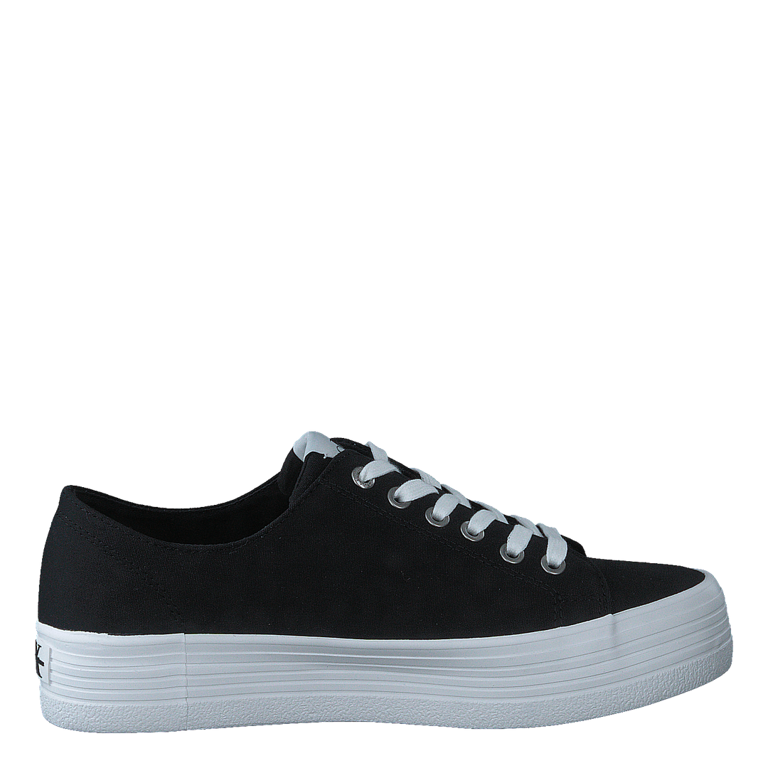 Vulcanized Flatform Laceup Co Black