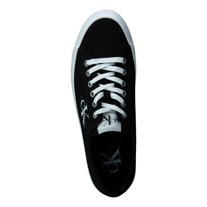 Vulcanized Flatform Laceup Co Black