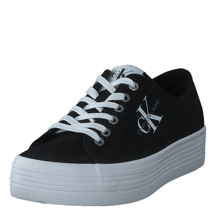 Vulcanized Flatform Laceup Co Black