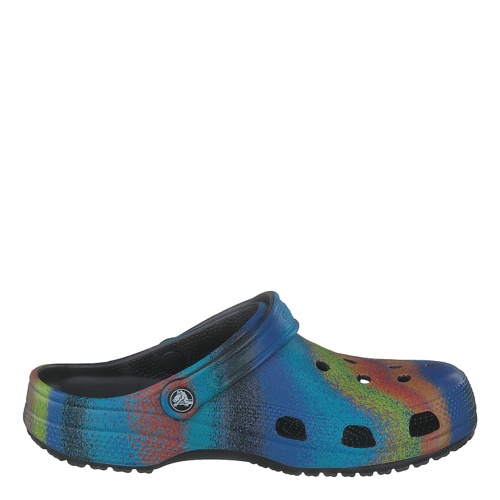 Classic Spray Dye Clog Black/multi