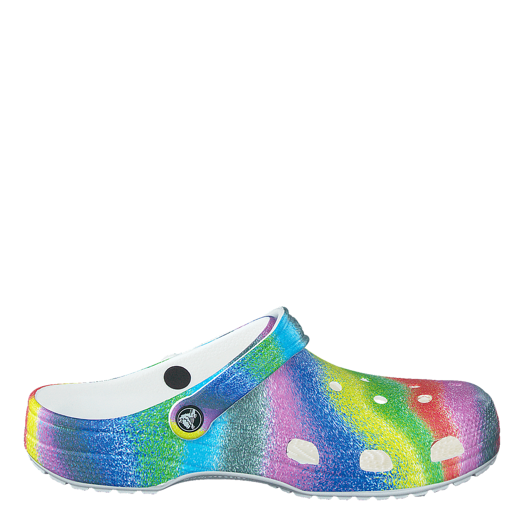 Classic Spray Dye Clog White/multi