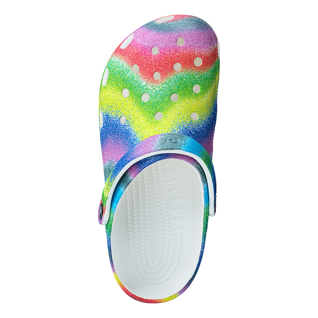 Classic Spray Dye Clog White/multi