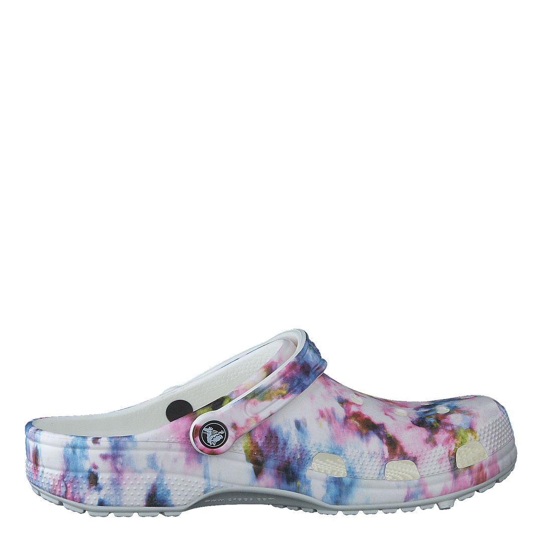 Classic Tie Dye Graphic Clog Garnet/multi