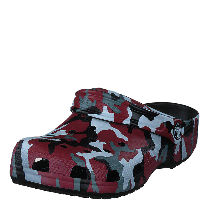 Classic Camo Clog K Black/red