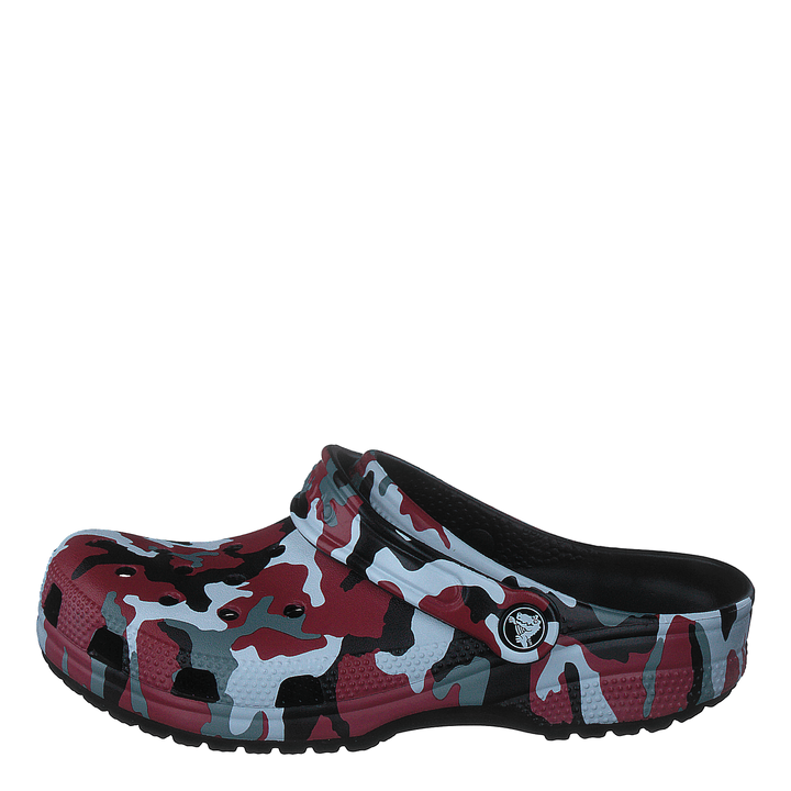 Classic Camo Clog K Black/red