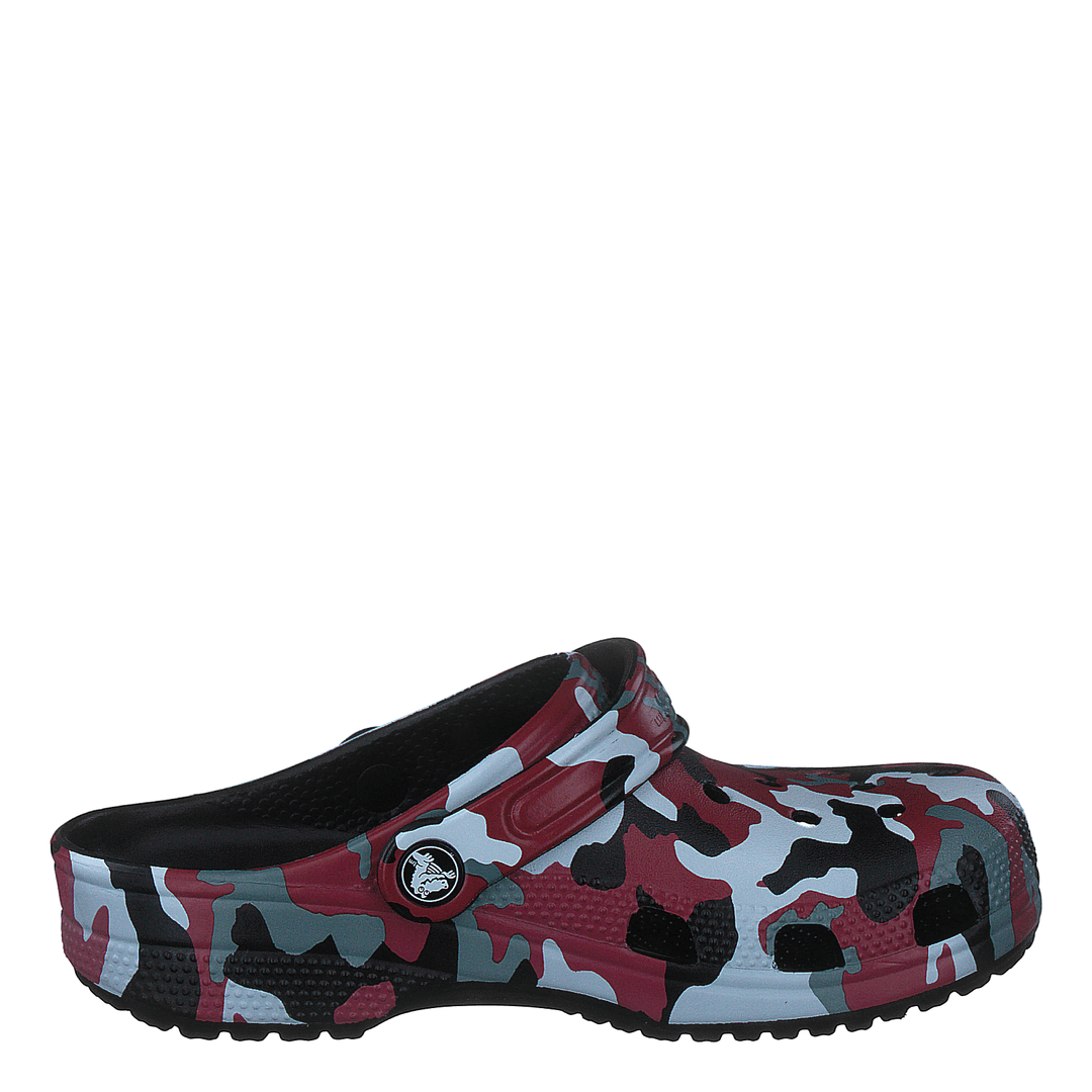 Classic Camo Clog K Black/red