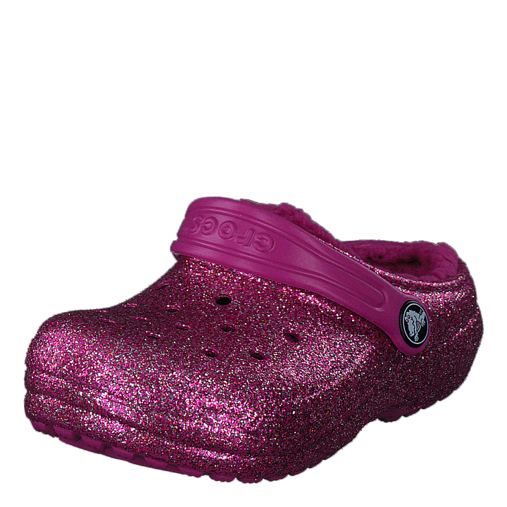 Classic Lined Glitter Clog T Fuchsia Fun/multi