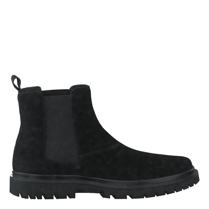 Lug Mid Chelsea Boot Black