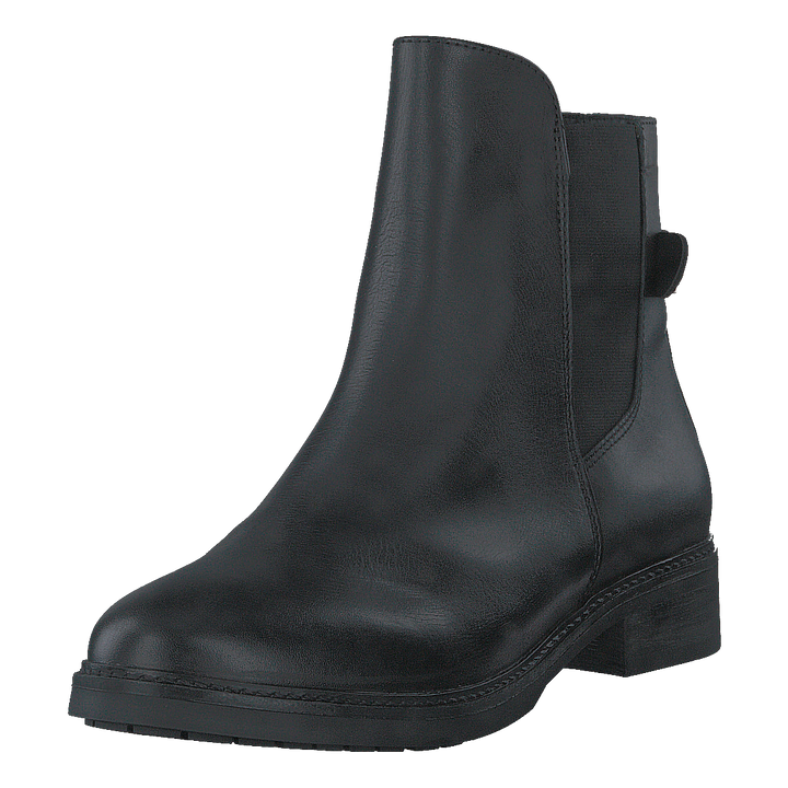 Th Leather Flat Boot Black