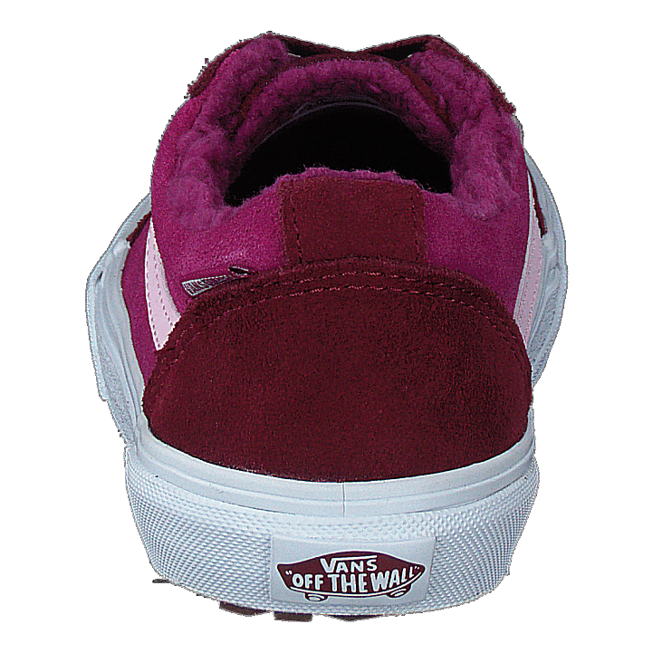 Pink sherpa vans online