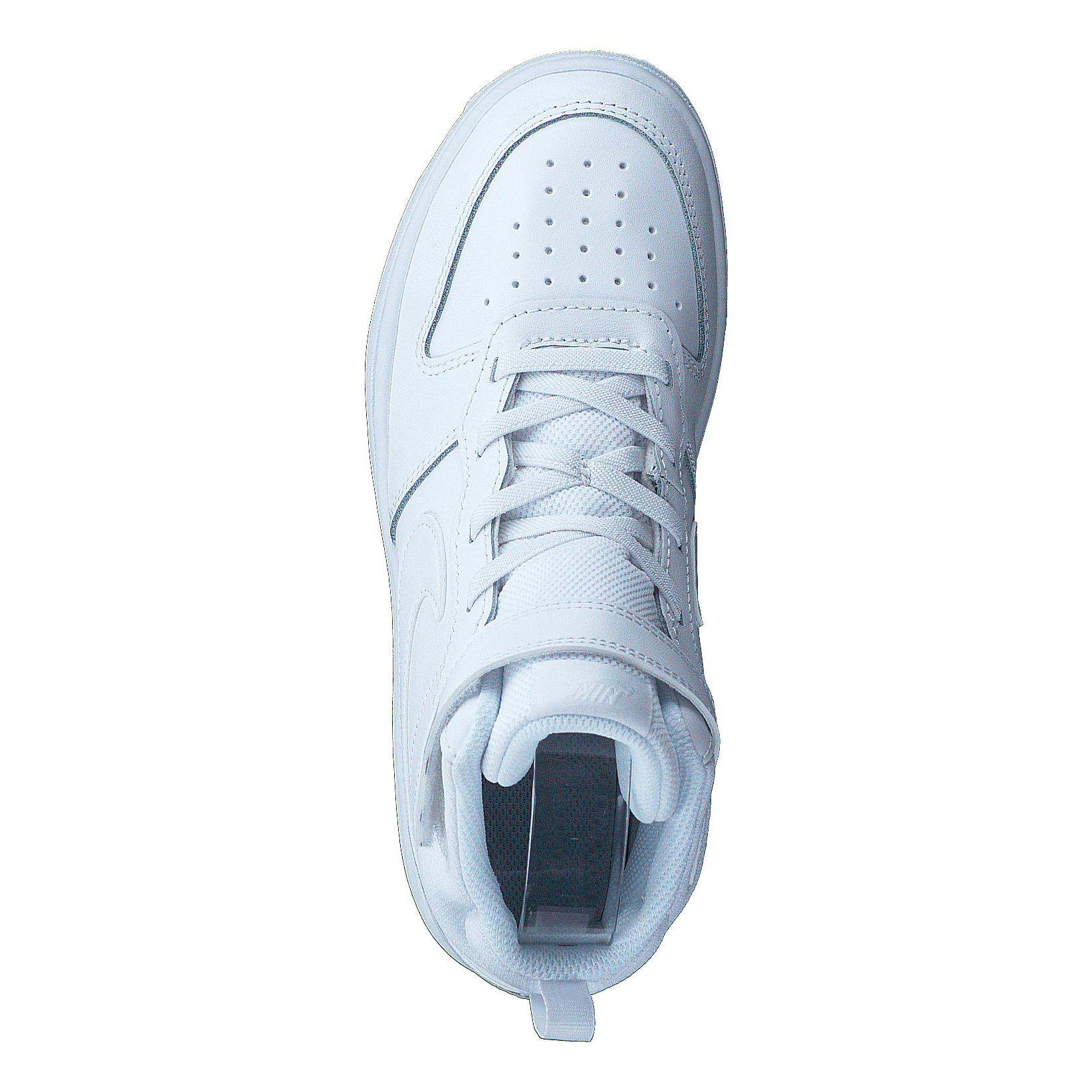 nike court borough mid white sneakers